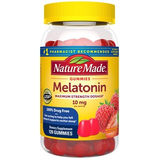 Foto 1 | Gomitas de Melatonina Sleep Aid Nature Made 10 mg 120 Unidades - Venta Internacional