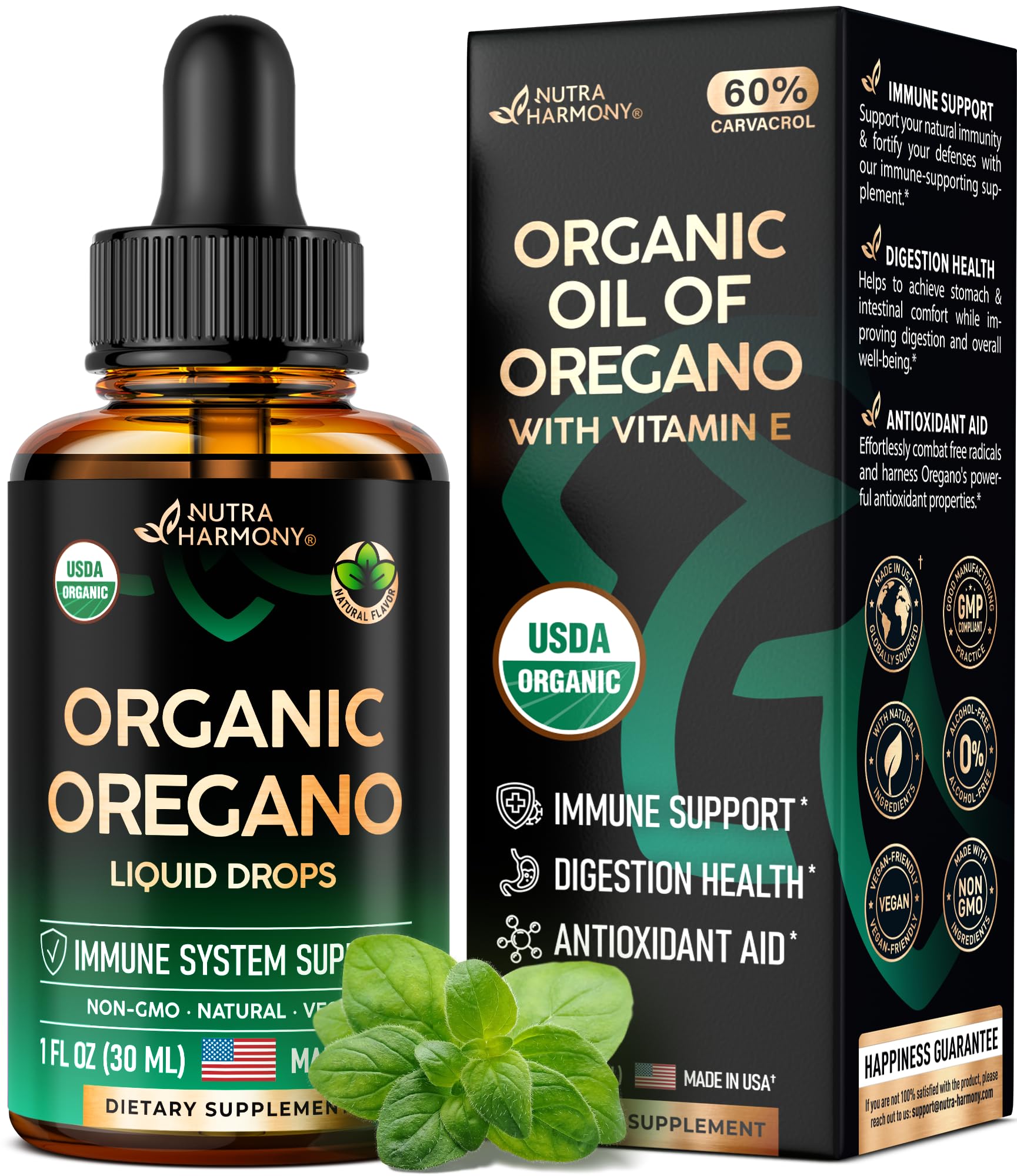 Foto 2 pulgar | Suplemento en Gotas de Aceite de Orégano con Vitamina  E 30 ml- Venta Internacional