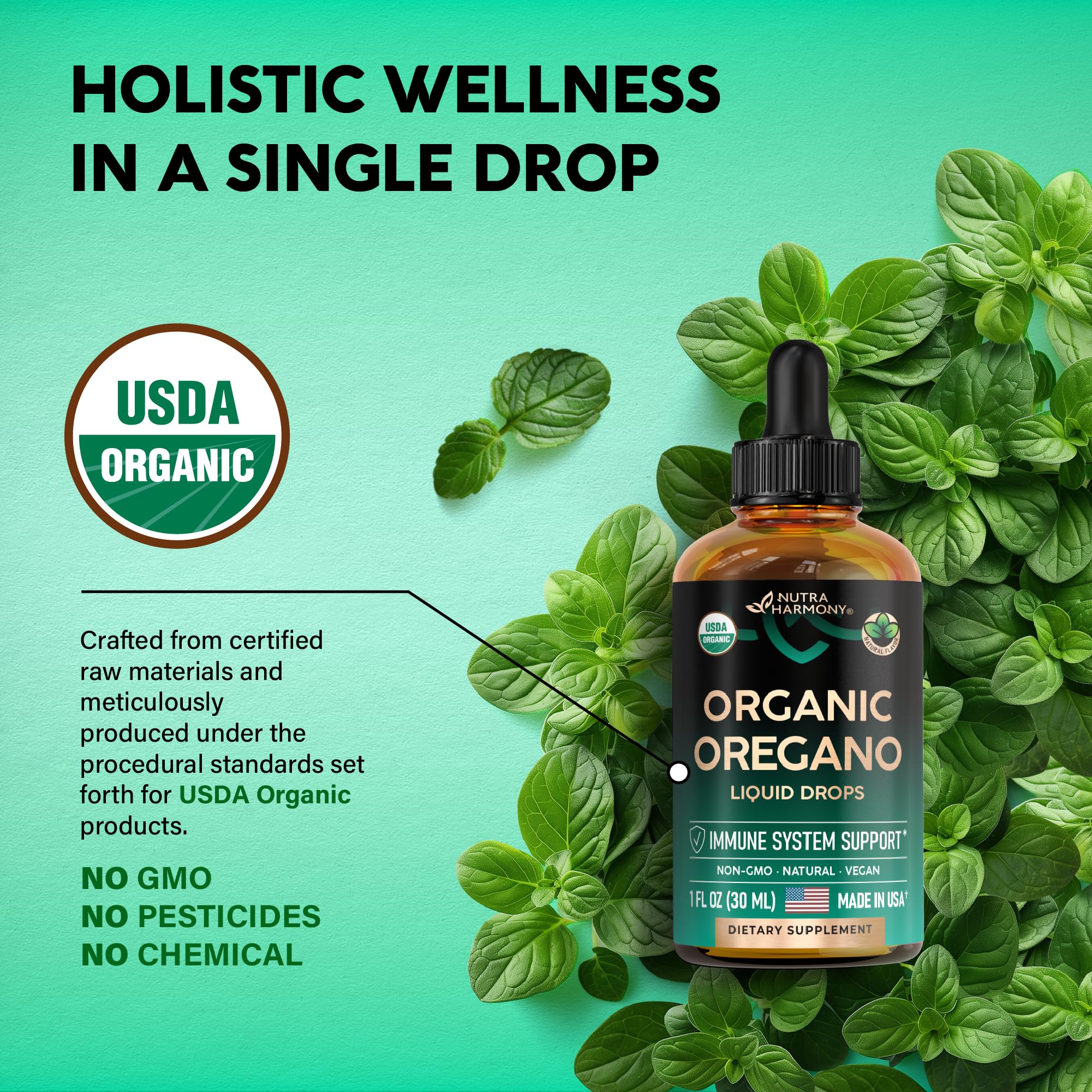 Foto 3 | Suplemento en Gotas de Aceite de Orégano con Vitamina  E 30 ml- Venta Internacional