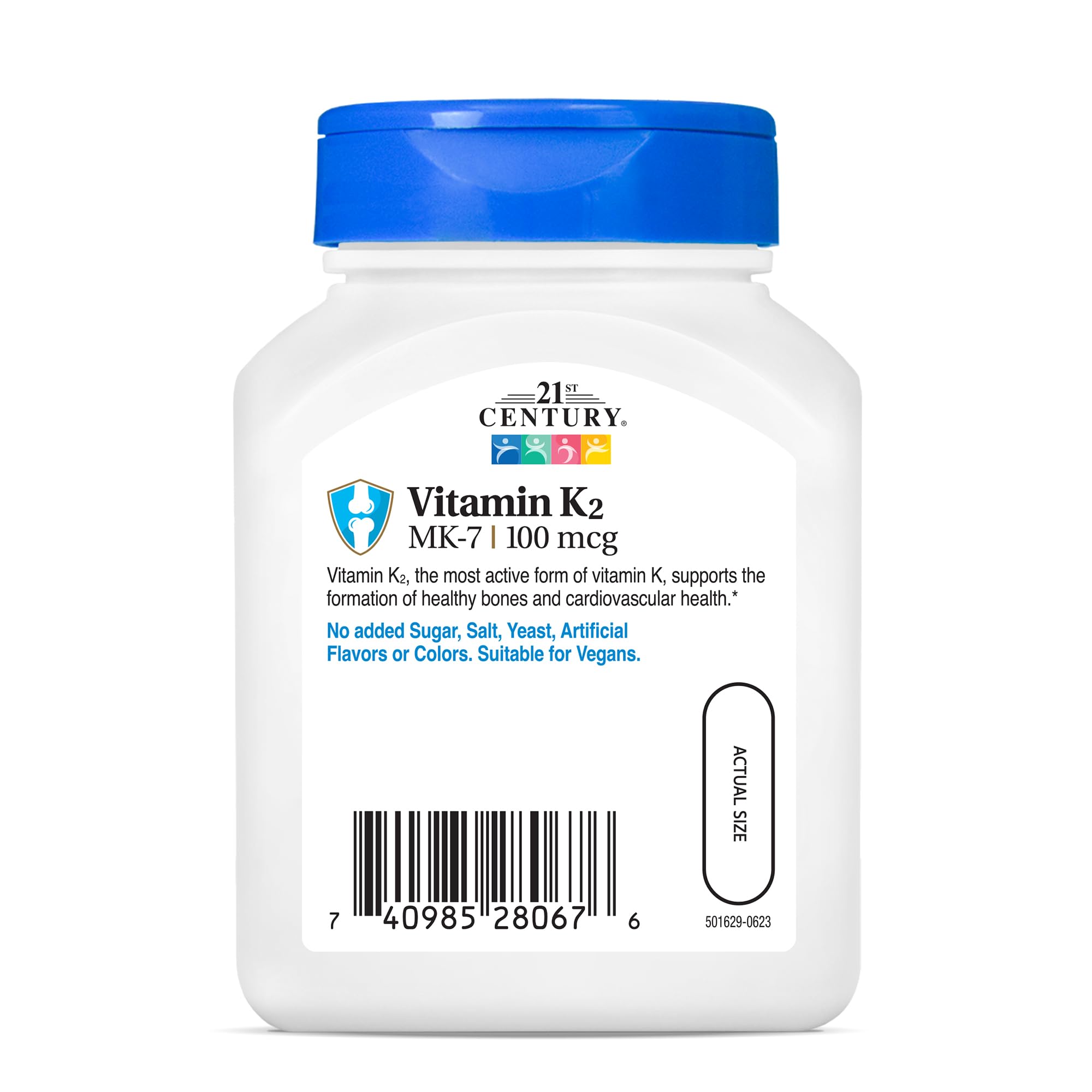 Foto 6 | Suplemento 21st Century Vitamina K2 de 110 Cápsulas-Venta Internacional