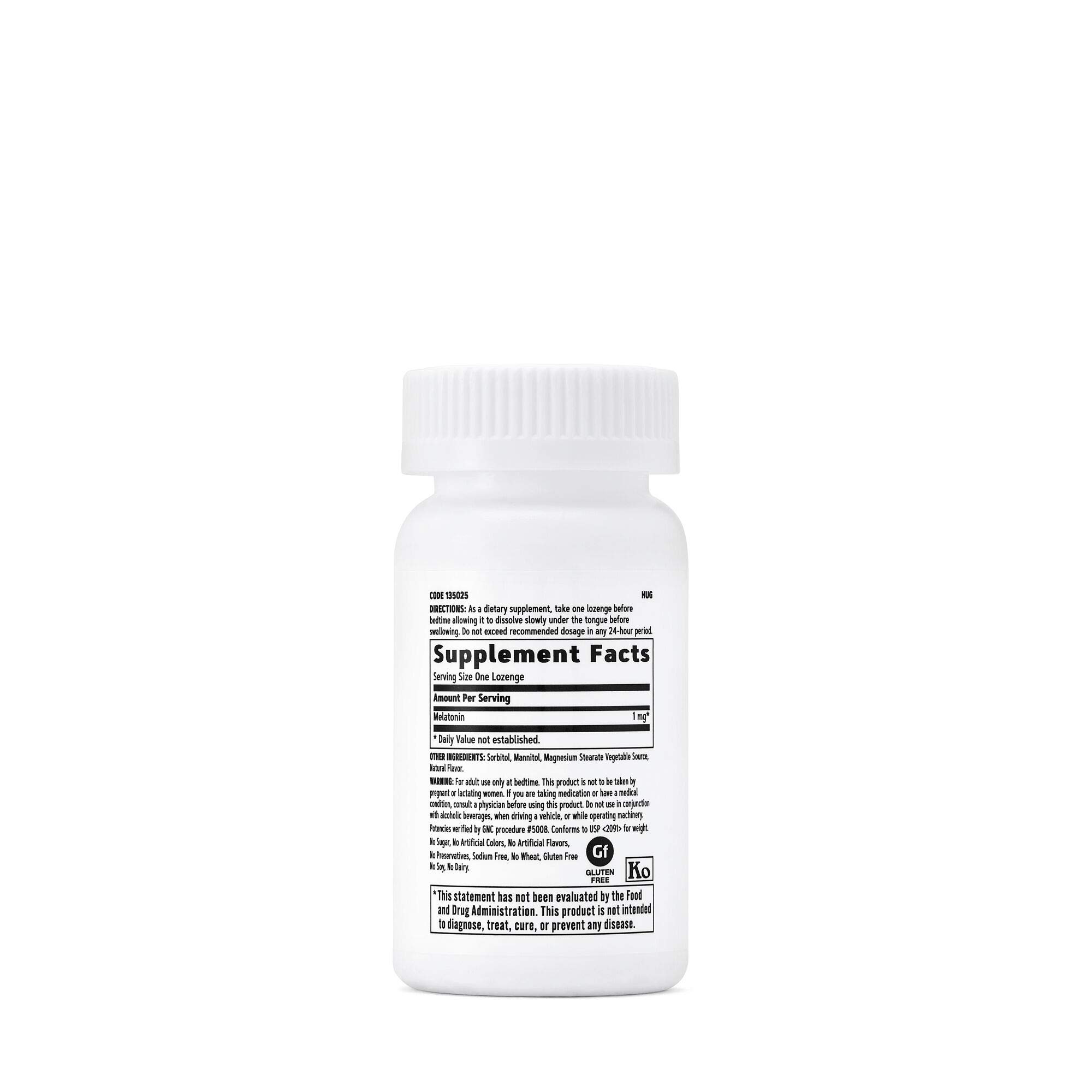 Foto 3 pulgar | Suplemento de Pastillas De Melatonina GNC 1 Mg Sabor A Cereza 120 G - Venta Internacional