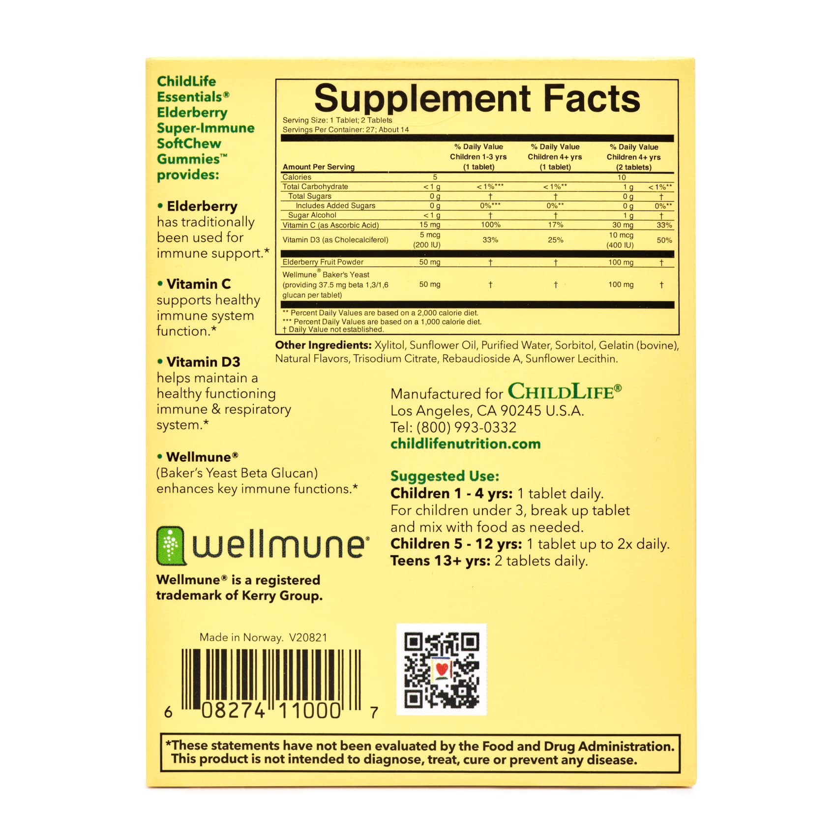 Foto 2 | Suplemento Childlife Essentials para Niños Superinmunes - Venta Internacional