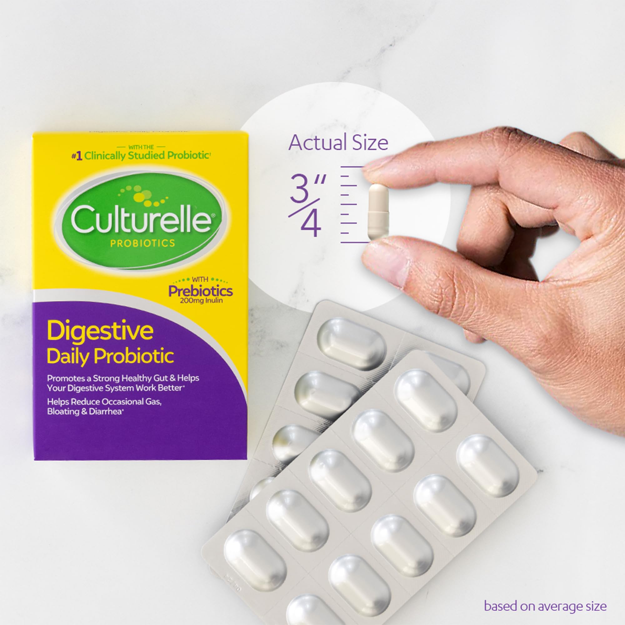 Foto 8 pulgar | Cápsulas Probióticas Culturelle Daily Digestive Health 30 Ct - Venta Internacional