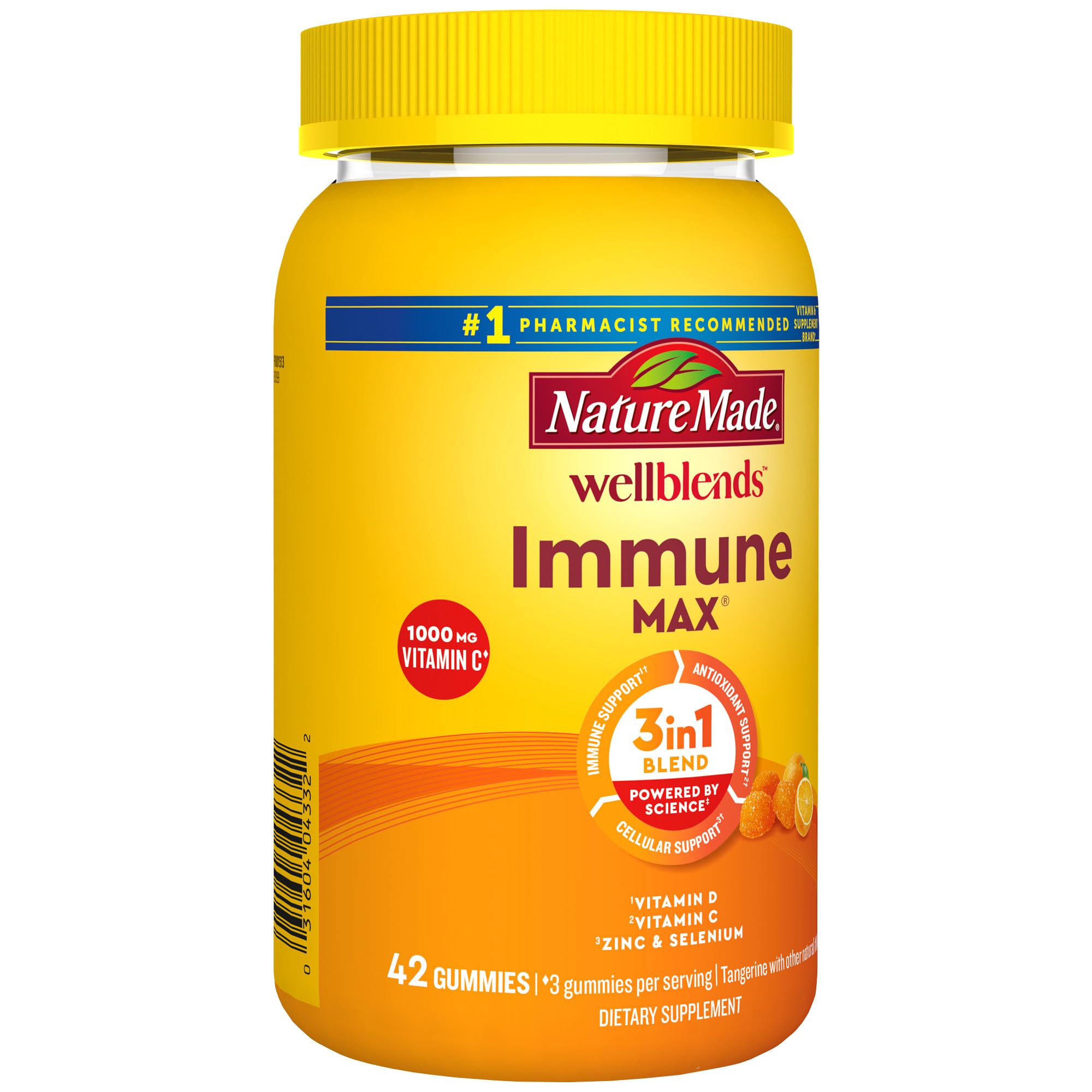 Foto 3 pulgar | Gomitas Nature Made Wellblends Immunemax Vitamina C 1000 Mg - Venta Internacional