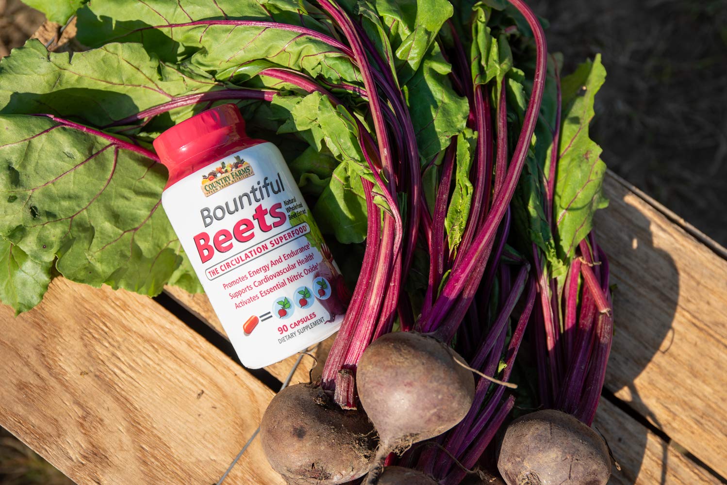 Foto 6 pulgar | Suplemento Country Farms Bountiful Beets 90 Cápsulas - Venta Internacional