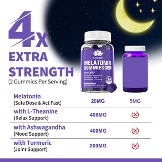 Foto 6 | Suplemento EnvyDeal de Melatonina 2 Piezas de 50 Gomitas-Venta Internacional