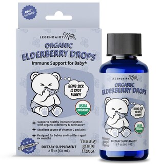Foto 1 | Gotas de Saúco Orgánicas Con Leche Legendaria Multivitamínica Para Bebés - Venta Internacional