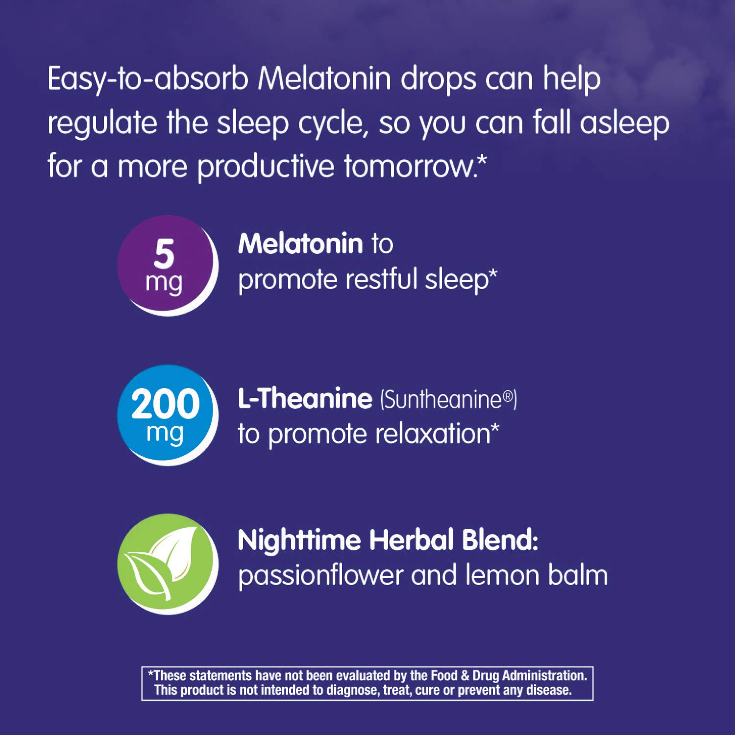 Foto 5 pulgar | Suplemento Nature's Way Melatonina Drops de 59 ml-Venta Internacional
