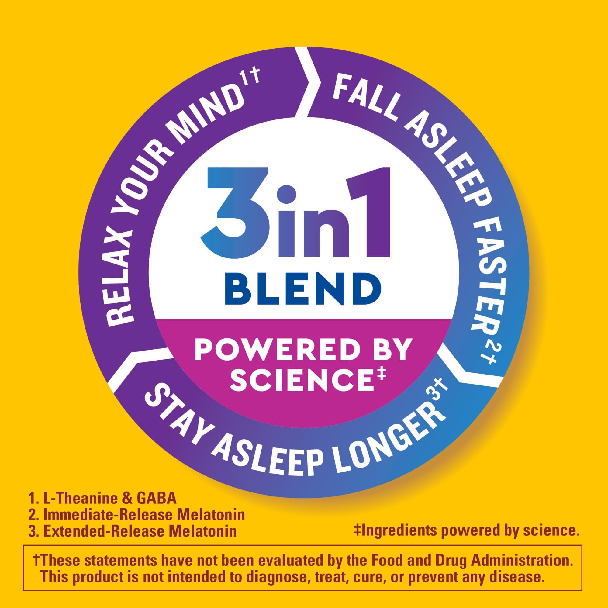 Foto 3 pulgar | Suplemento Nature Made Wellblend Sleep Longer - Venta Internacional