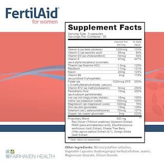 Foto 2 | Suplemento Fairhaven Health Fertilaid Para Mujeres - Venta Internacional