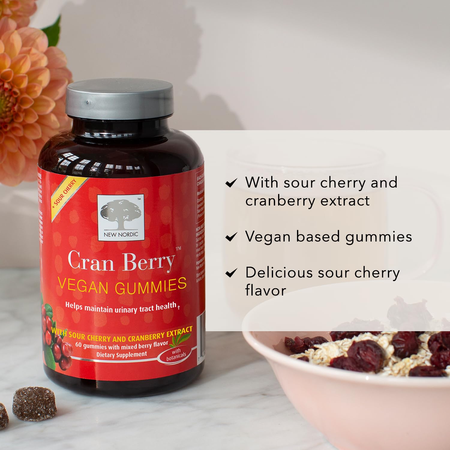 Foto 3 pulgar | Suplemento  New Nordic Gran Berry de 60 Gomitas-Venta Internacional