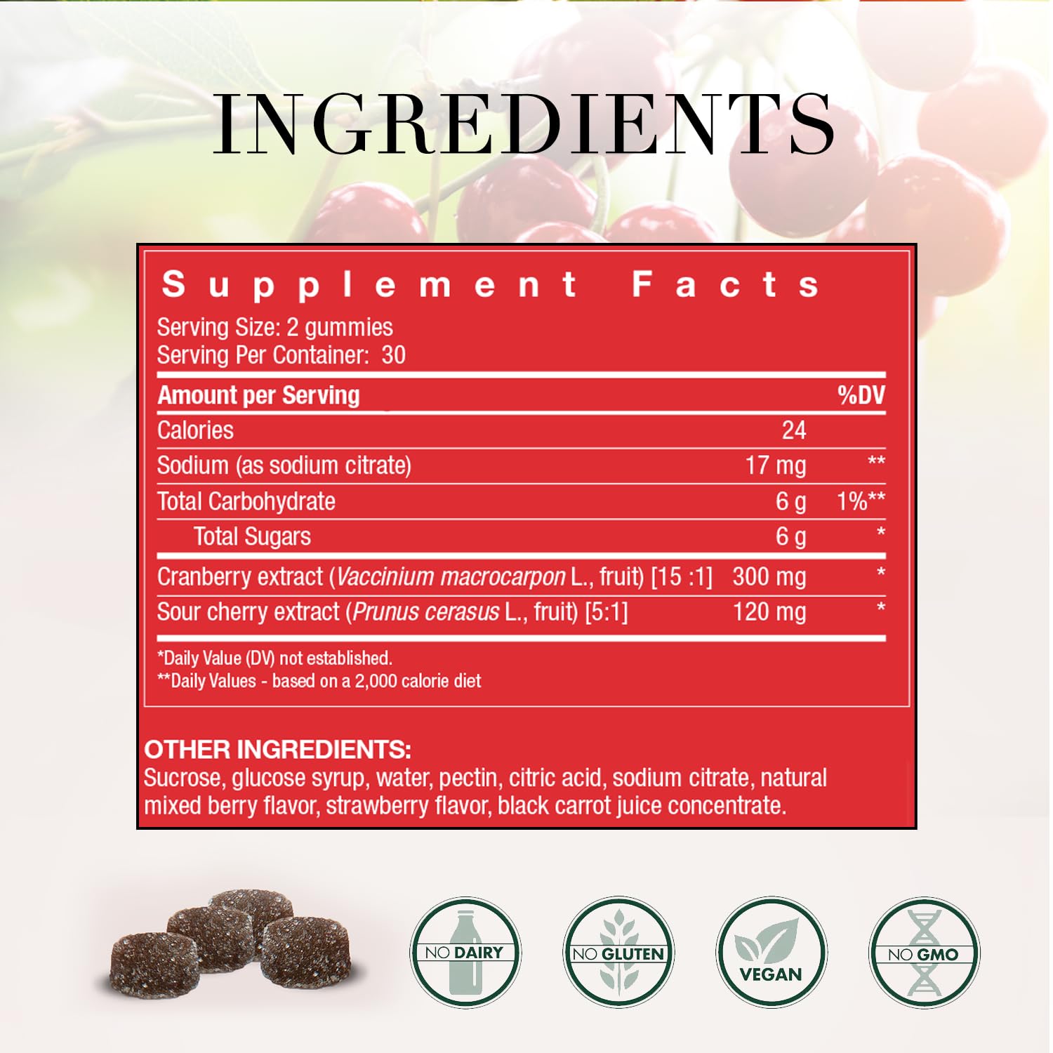 Foto 4 pulgar | Suplemento  New Nordic Gran Berry de 60 Gomitas-Venta Internacional