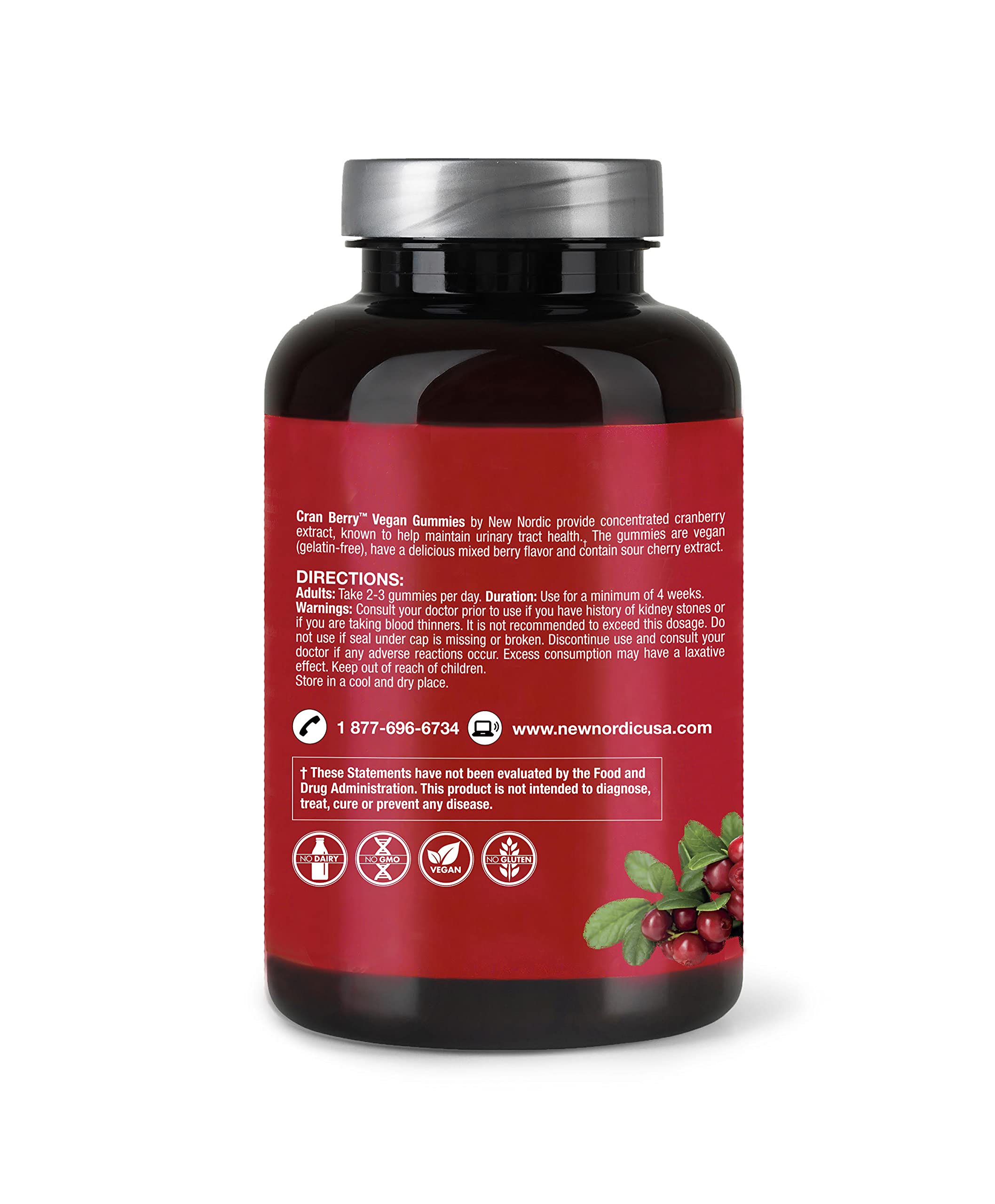Foto 8 pulgar | Suplemento  New Nordic Gran Berry de 60 Gomitas-Venta Internacional