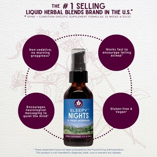 Foto 3 | Tintura para Dormir Wishgarden Herbs Sleepy Nights 120 ml - Venta Internacional