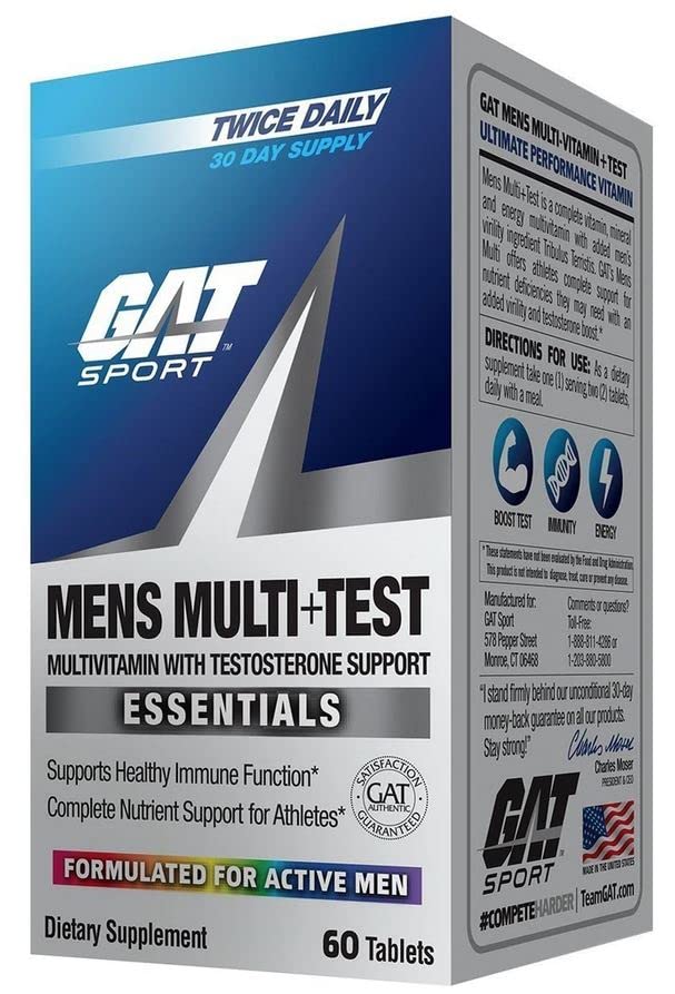 Foto 7 pulgar | Comprimidos Multivitamínicos Gat Sport Para Hombre Multi + Test (150 Unidades) - Venta Internacional.