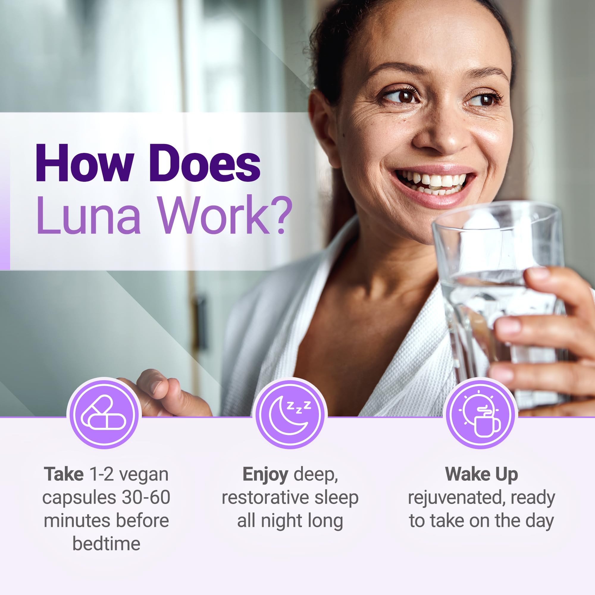 Foto 4 pulgar | Sleep Aid Nested Naturals Luna 60 Cápsulas Veganas - Venta Internacional