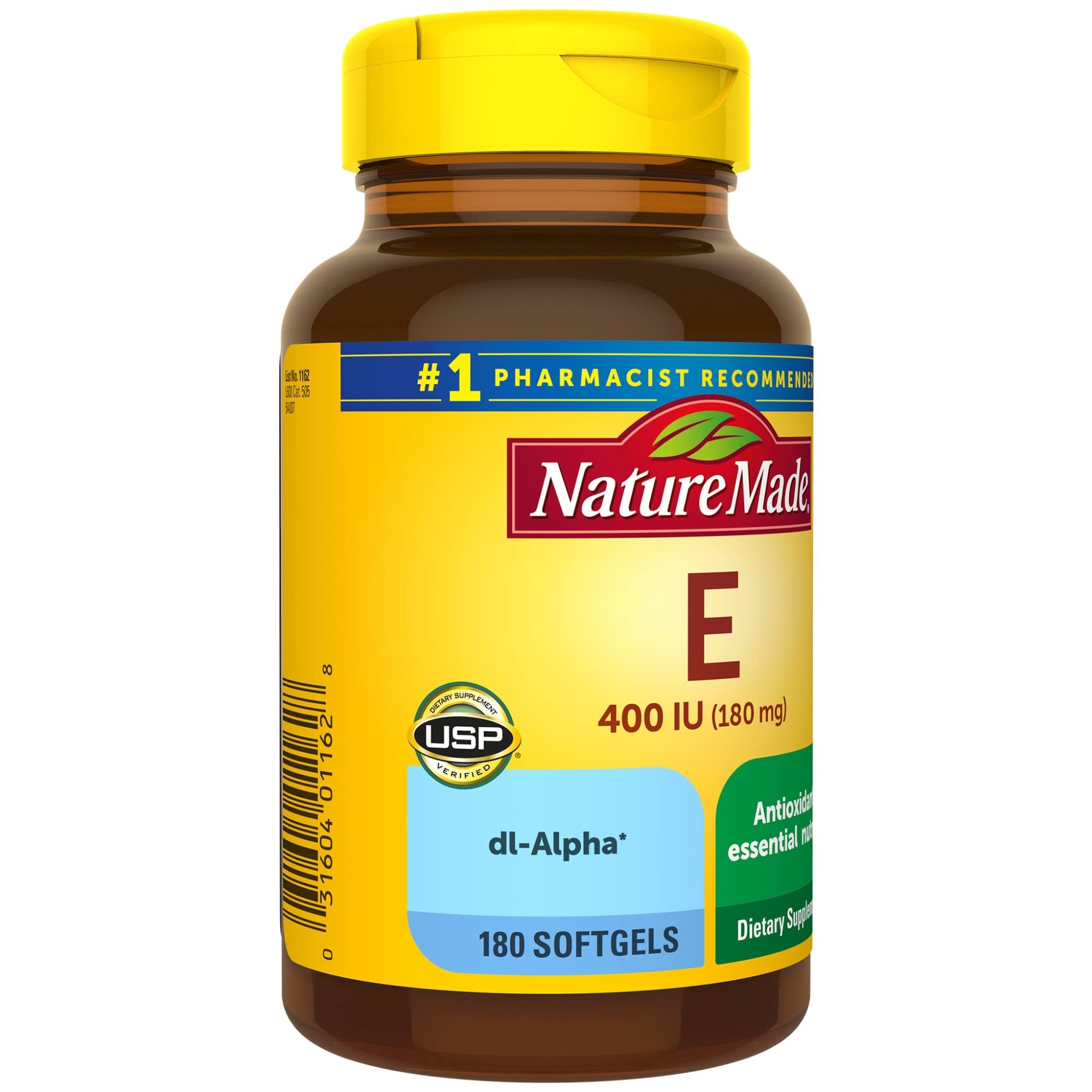 Foto 7 pulgar | Suplemento Vitamina E Nature Made 180 Mg 400 Ui 180 Cápsulas Blandas - Venta Internacional