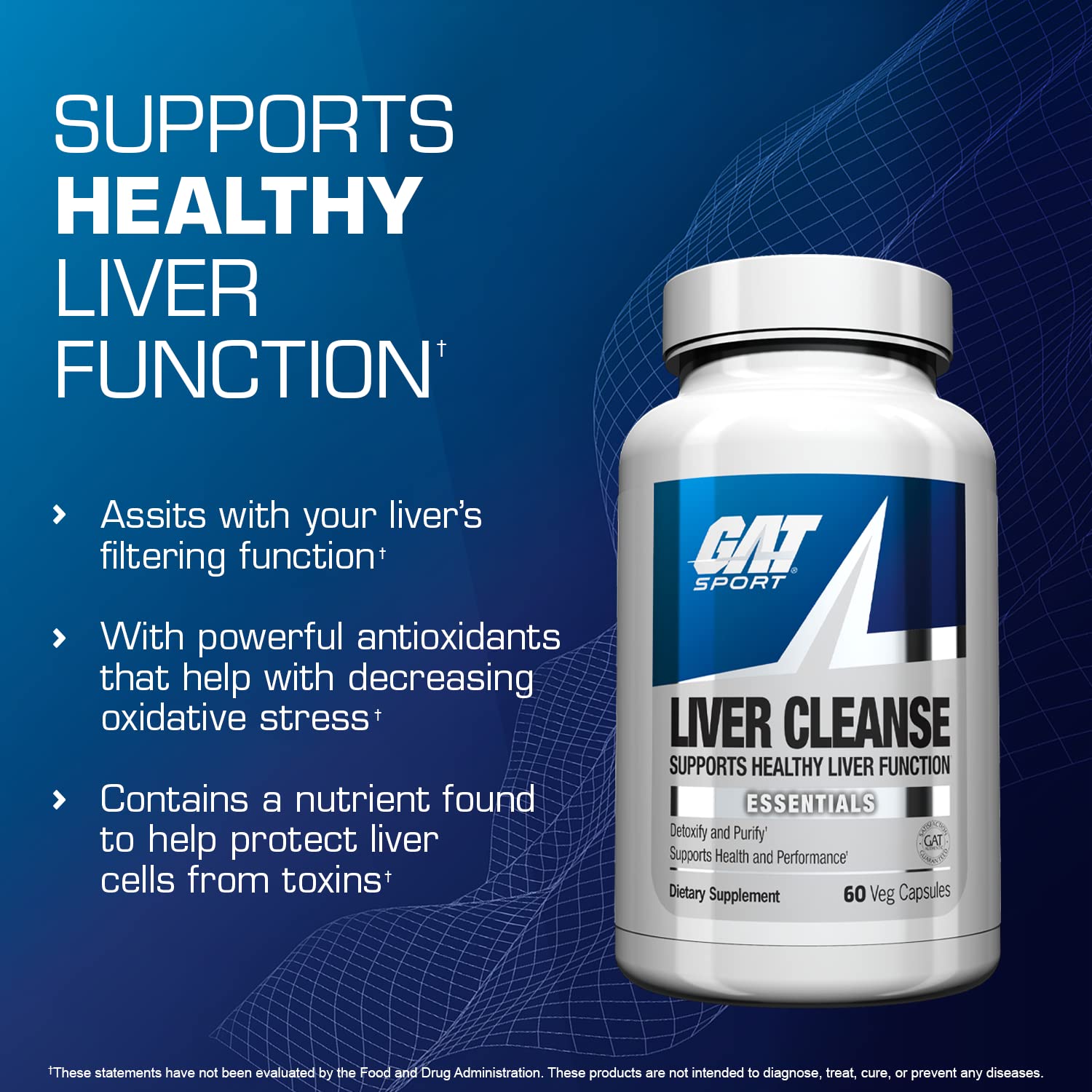 Foto 4 pulgar | Suplemento Multivitamínico Gat Sport Essentials Para Limpiar El Hígado - Venta Internacional.