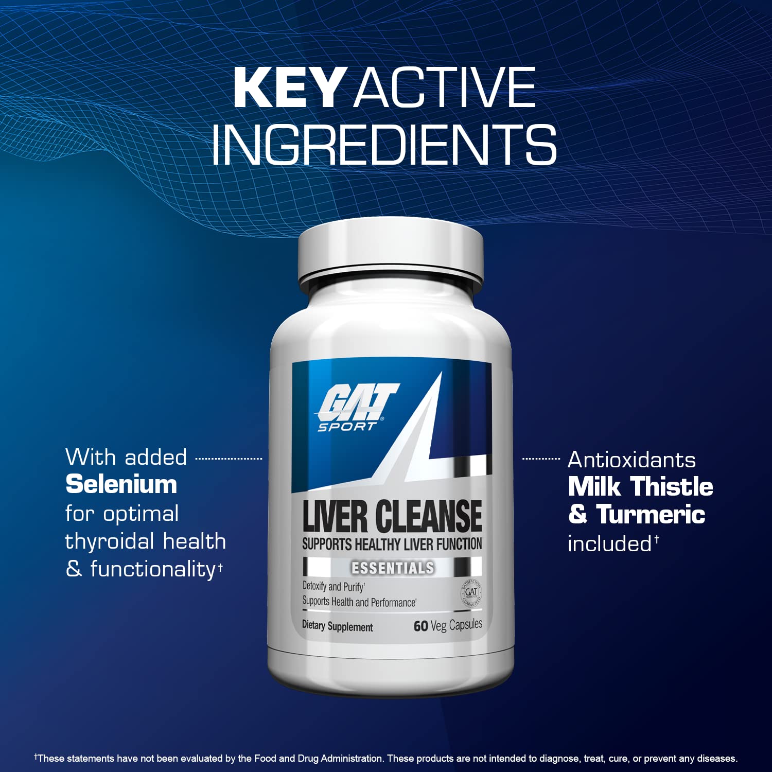 Foto 5 pulgar | Suplemento Multivitamínico Gat Sport Essentials Para Limpiar El Hígado - Venta Internacional.