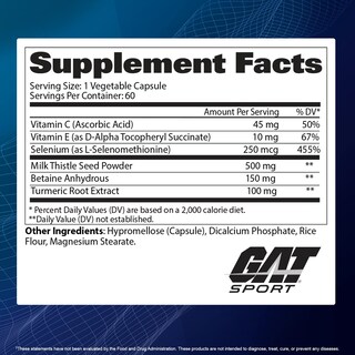 Foto 6 | Suplemento Multivitamínico Gat Sport Essentials Para Limpiar El Hígado - Venta Internacional.