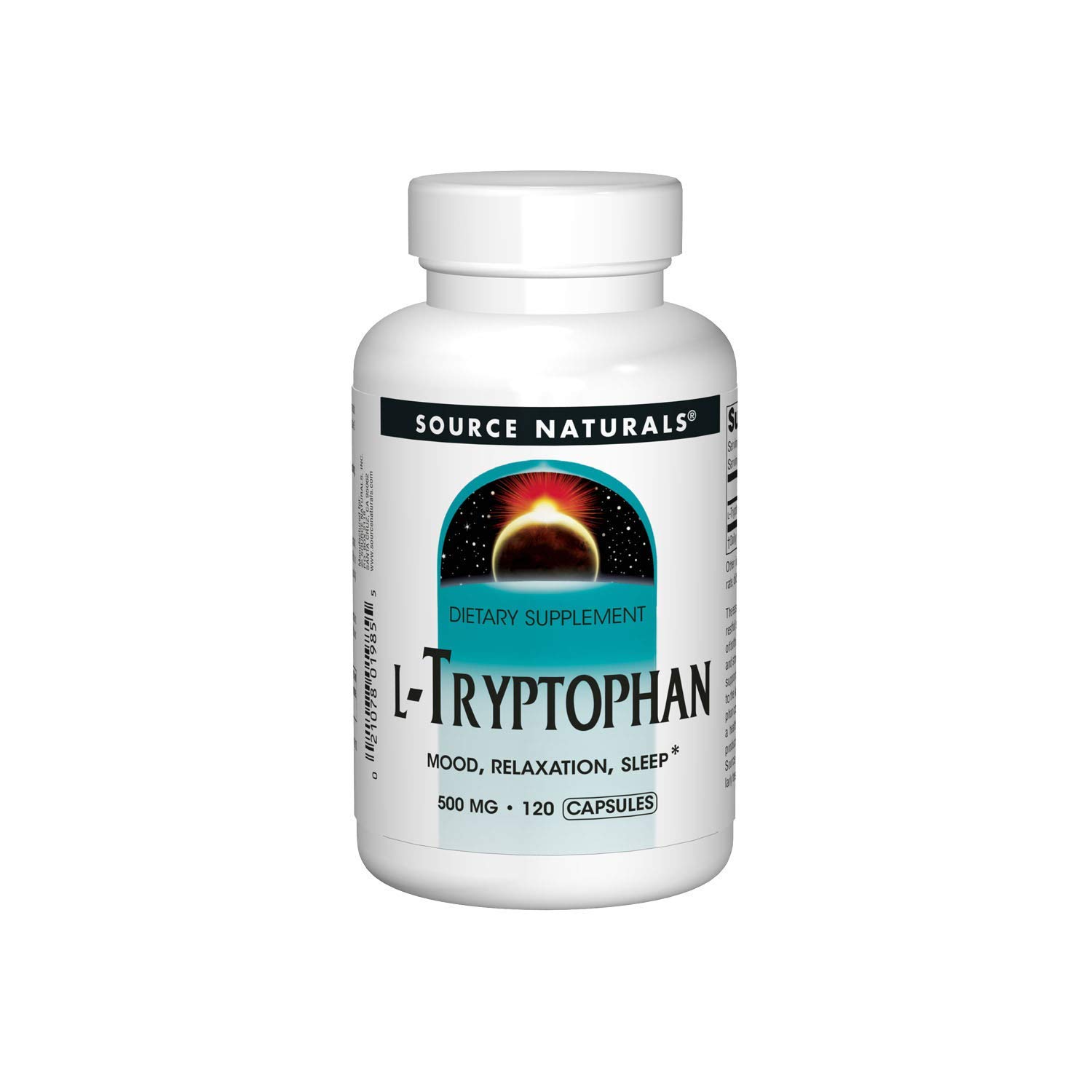 Foto 2 pulgar | Suplement Source Naturals L-triptófano 500 Mg - 120 Cápsulas - Venta Internacional.