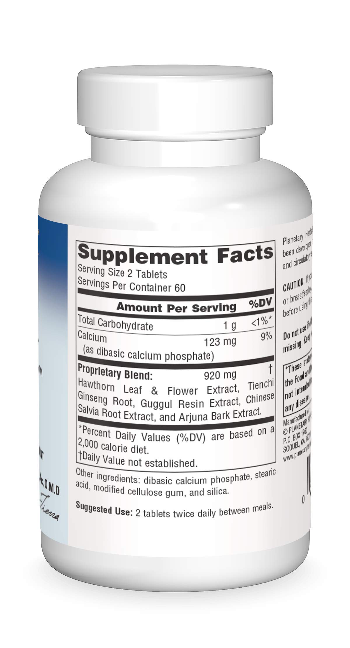 Foto 4 pulgar | Suplemento Planetary Herbals Arjuna Cardiocomfort 120 Comprimidos - Venta Internacional.