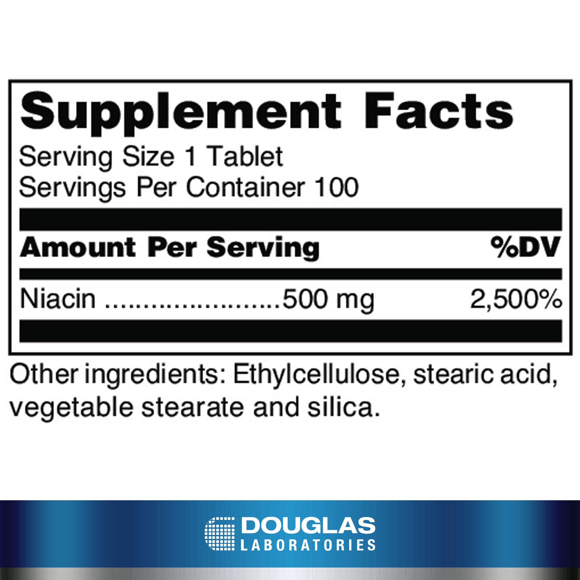 Foto 3 pulgar | Suplemento Niatab 500 Niacina 500 Mg De Douglas Laboratories - Venta Internacional.
