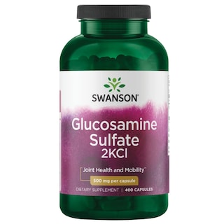 Foto 1 | Suplemento De Sulfato De Glucosamina Swanson, 2 Kcl, 500 Mg, 400 Cápsulas - Venta Internacional.