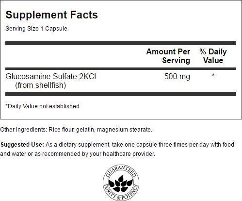 Foto 3 pulgar | Suplemento De Sulfato De Glucosamina Swanson, 2 Kcl, 500 Mg, 400 Cápsulas - Venta Internacional.