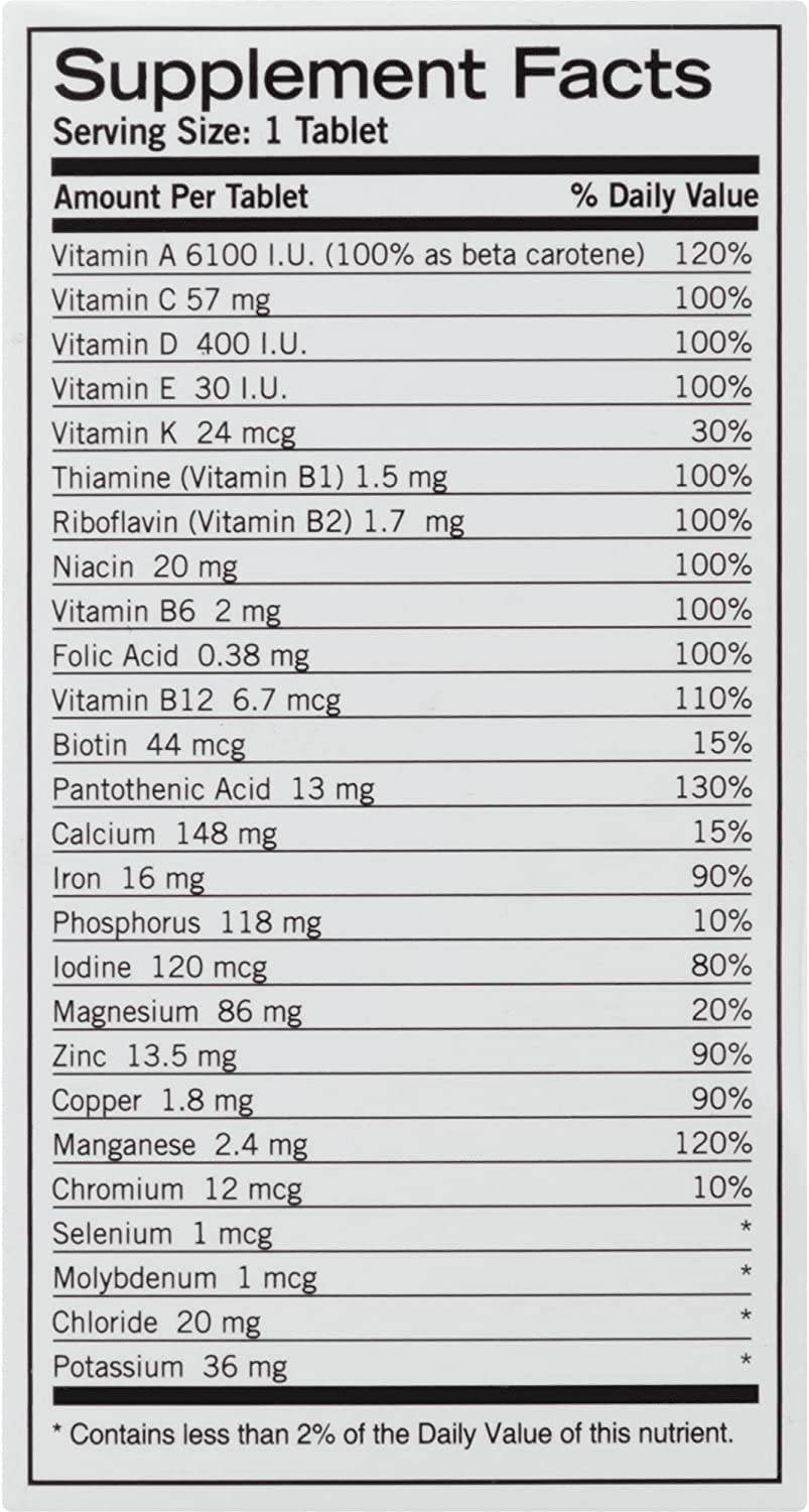 Foto 5 pulgar | Multivitamínico Geritol 100 Comprimidos - Venta Internacional.