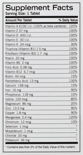 Foto 4 | Multivitamínico Geritol 100 Comprimidos - Venta Internacional.
