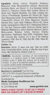 Foto 6 | Multivitamínico Geritol 100 Comprimidos - Venta Internacional.