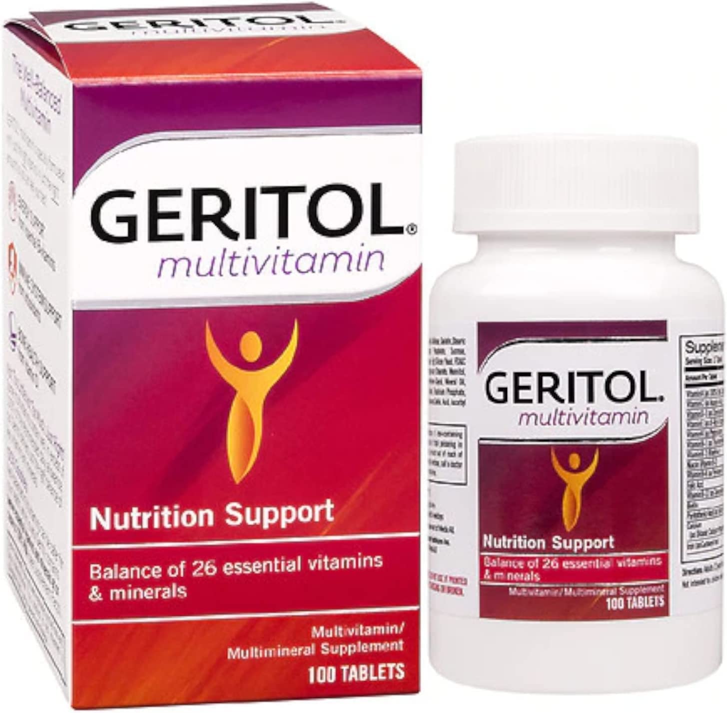 Foto 8 pulgar | Multivitamínico Geritol 100 Comprimidos - Venta Internacional.