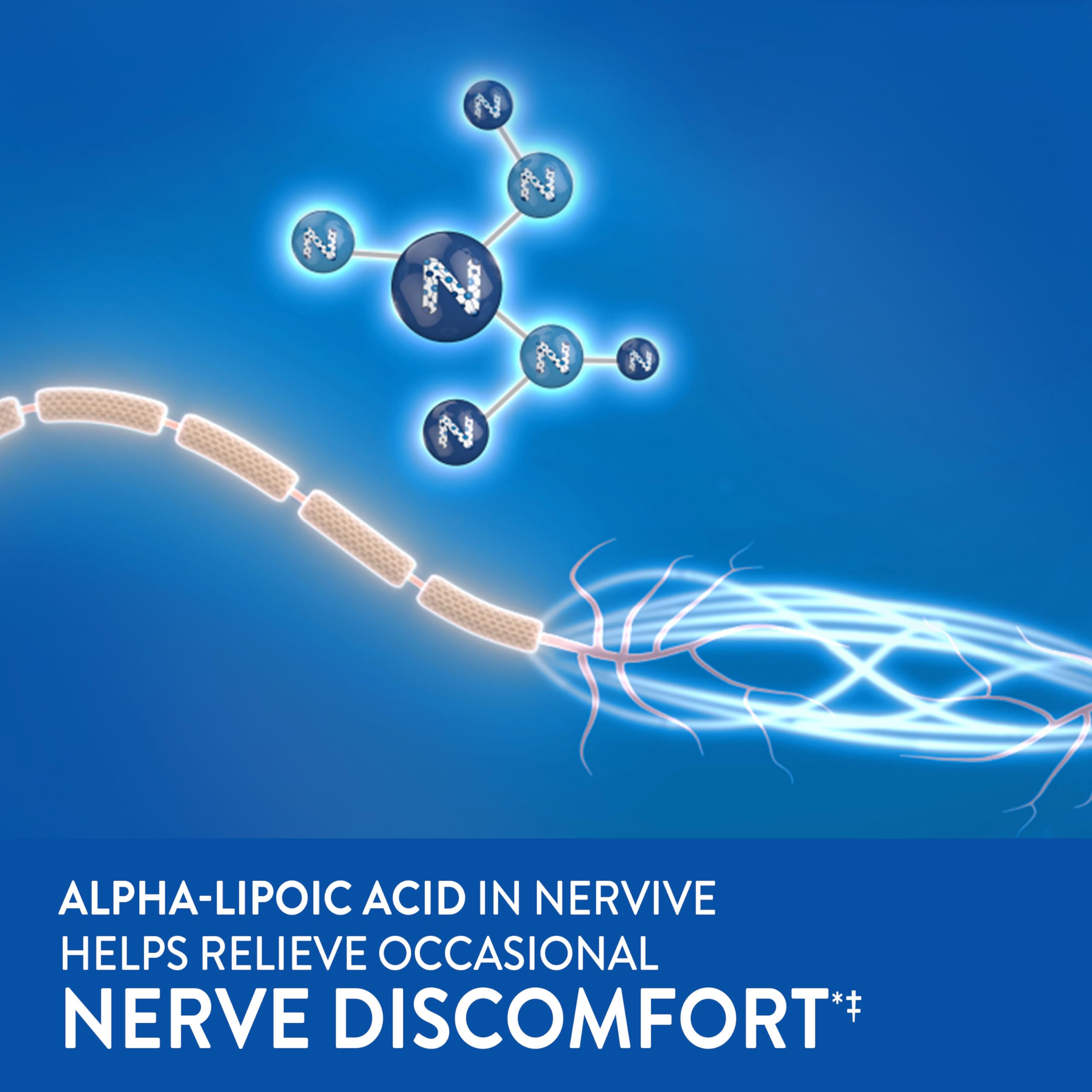 Foto 6 pulgar | Suplemento Nervive Nerve Relief Ala B12 B6 B1 Cúrcuma Y Jengibre - Venta Internacional.