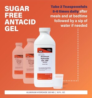 Foto 3 | Antiacid Liquid Rugby, 320 Mg, Gel De Hidróxido De Aluminio, 480 Ml - Venta Internacional.