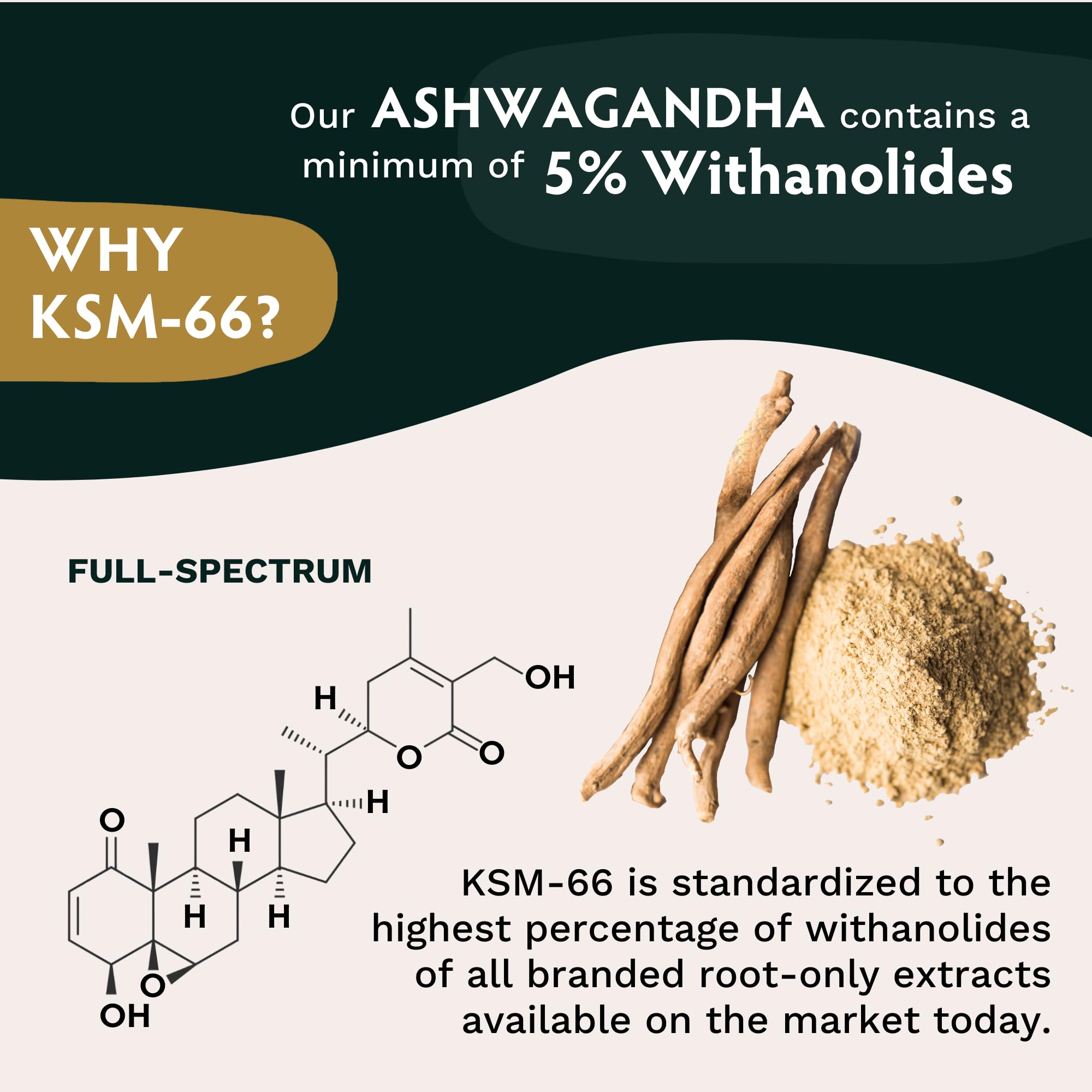 Foto 4 | Suplemento Tribe Organics Ashwagandha Ksm 66 Raíz Orgánica Pura - Venta Internacional.
