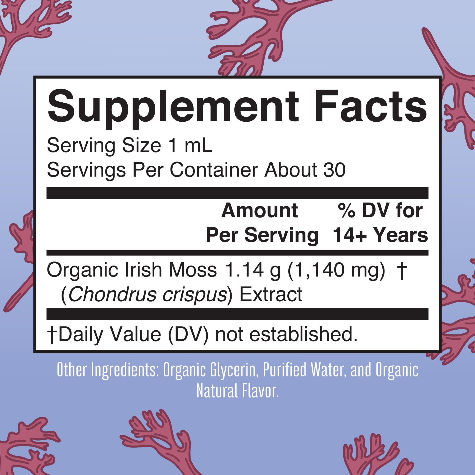Foto 6 pulgar | Suplemento Maryruth's Irish Sea Moss Liquid, 30 Ml, Vegano - Venta Internacional.