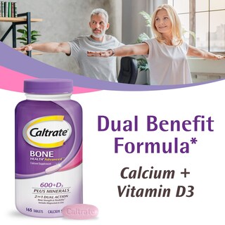 Foto 2 | Suplemento Caltrate 600+d3 Plus Minerals Calcium 60 Comprimidos - Venta Internacional.