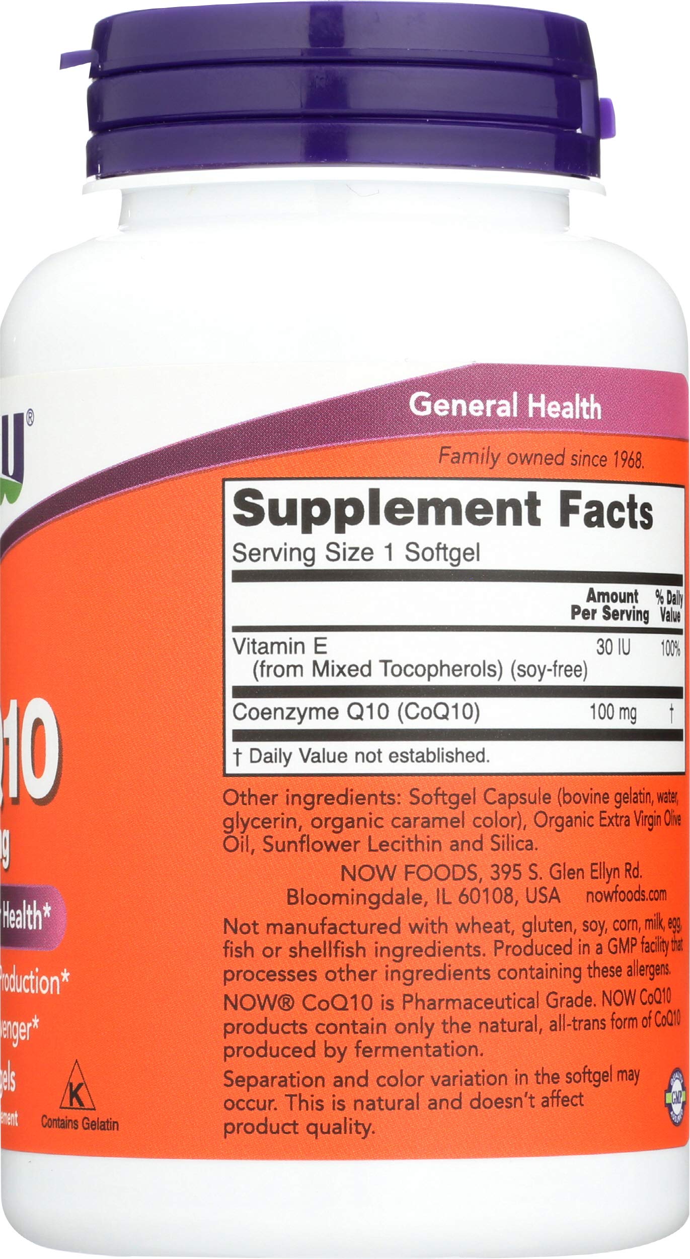 Foto 7 pulgar | Suplemento Now Foods Coq10 100 Mg 150 Cápsulas Blandas - Venta Internacional.