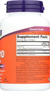 Foto 6 | Suplemento Now Foods Coq10 100 Mg 150 Cápsulas Blandas - Venta Internacional.