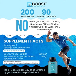 Foto 7 | Suplemento Boostceuticals Pure Coq10 200 Mg 90 Cápsulas - Venta Internacional.
