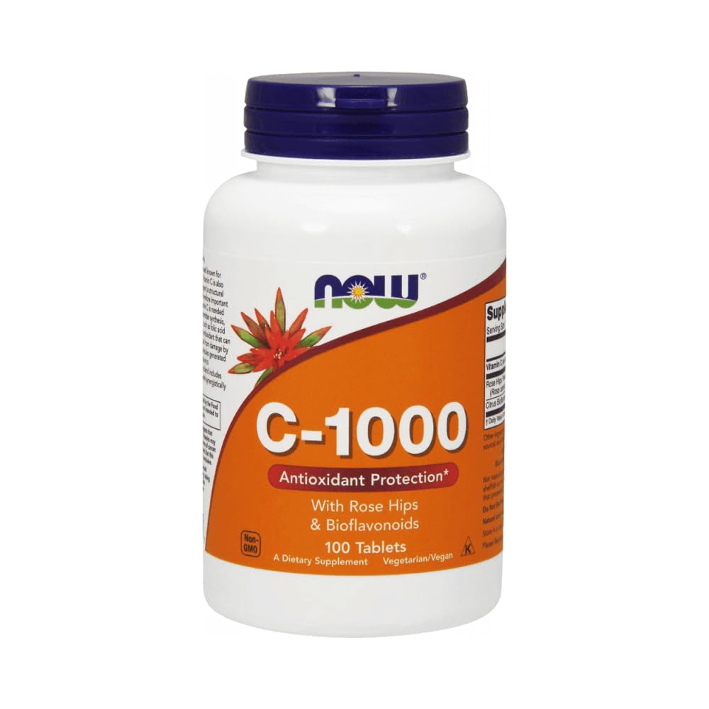 Cápsulas Vegetarianas De Vitamina C-1000 Now Foods, 100 Cápsulas - Venta Internacional.