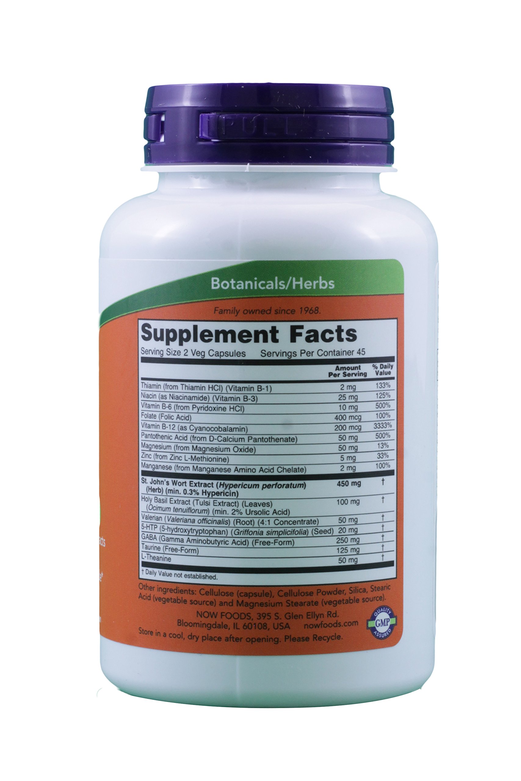 Foto 3 pulgar | Complementa Now Foods Mood Support Con Hierba De San Juan 180 Cápsulas - Venta Internacional.