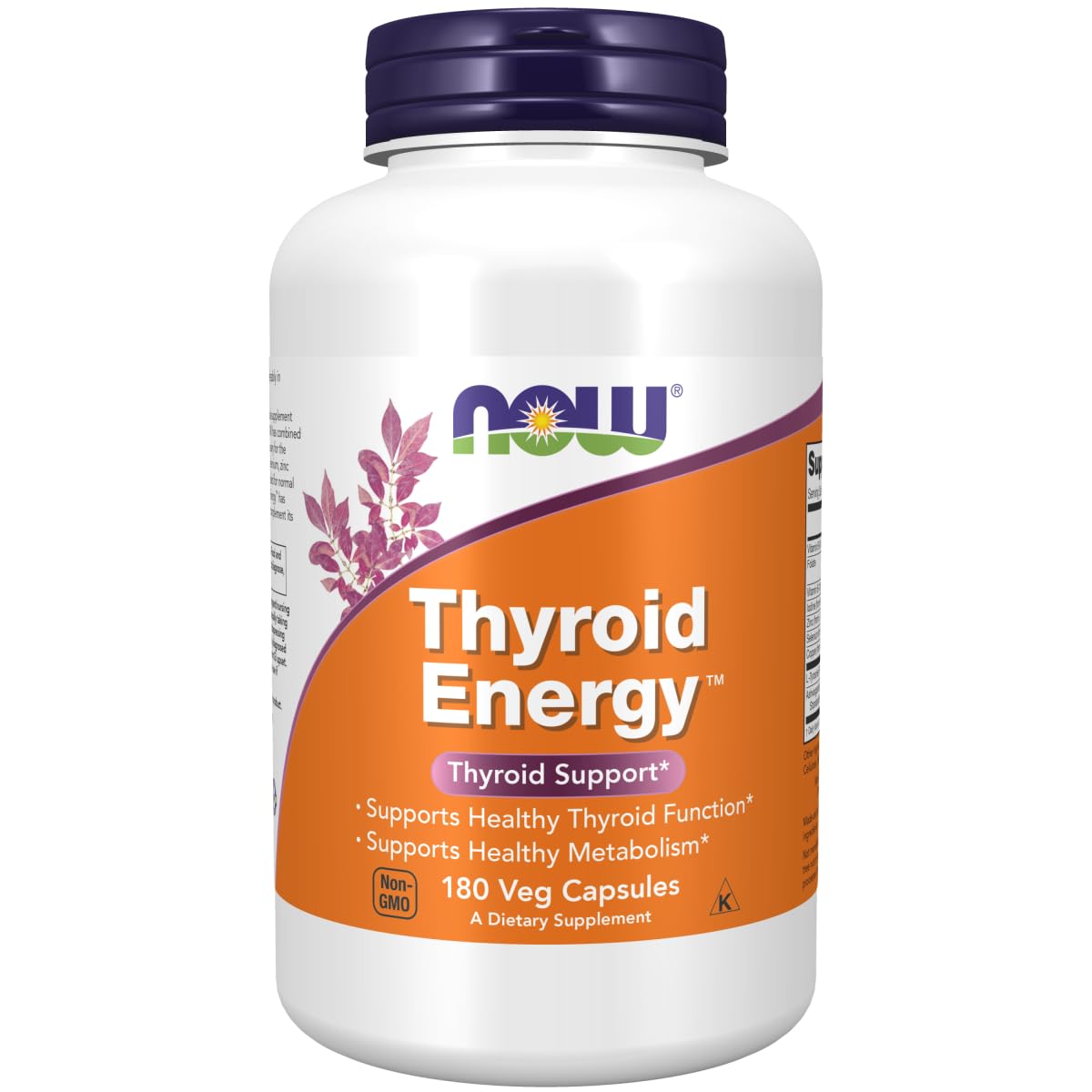 Foto 2 pulgar | Suplemento Now Foods Thyroid Energy 180 Cápsulas Vegetarianas X2 - Venta Internacional.