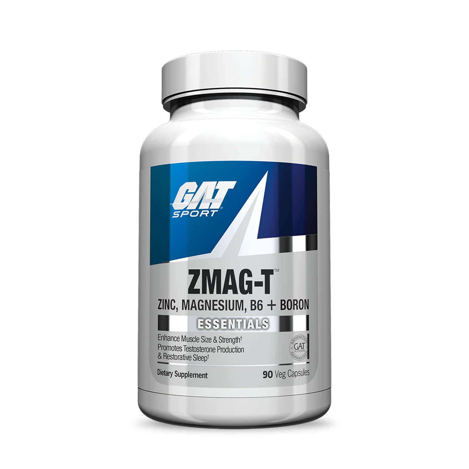 Suplemento Gat Sport Zmag-t Zinc, Magnesio, B6 + Boron 90 Cápsulas - Venta Internacional