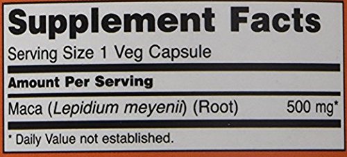 Foto 4 | Suplemento Now Foods Maca 500 Mg 500 Cápsulas - Venta Internacional.