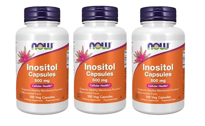 Foto 1 | Inositol Supplement Now Foods, 500 Mg, 100 Cápsulas (paquete De 3) - Venta Internacional.