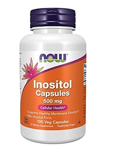 Foto 2 | Inositol Supplement Now Foods, 500 Mg, 100 Cápsulas (paquete De 3) - Venta Internacional.