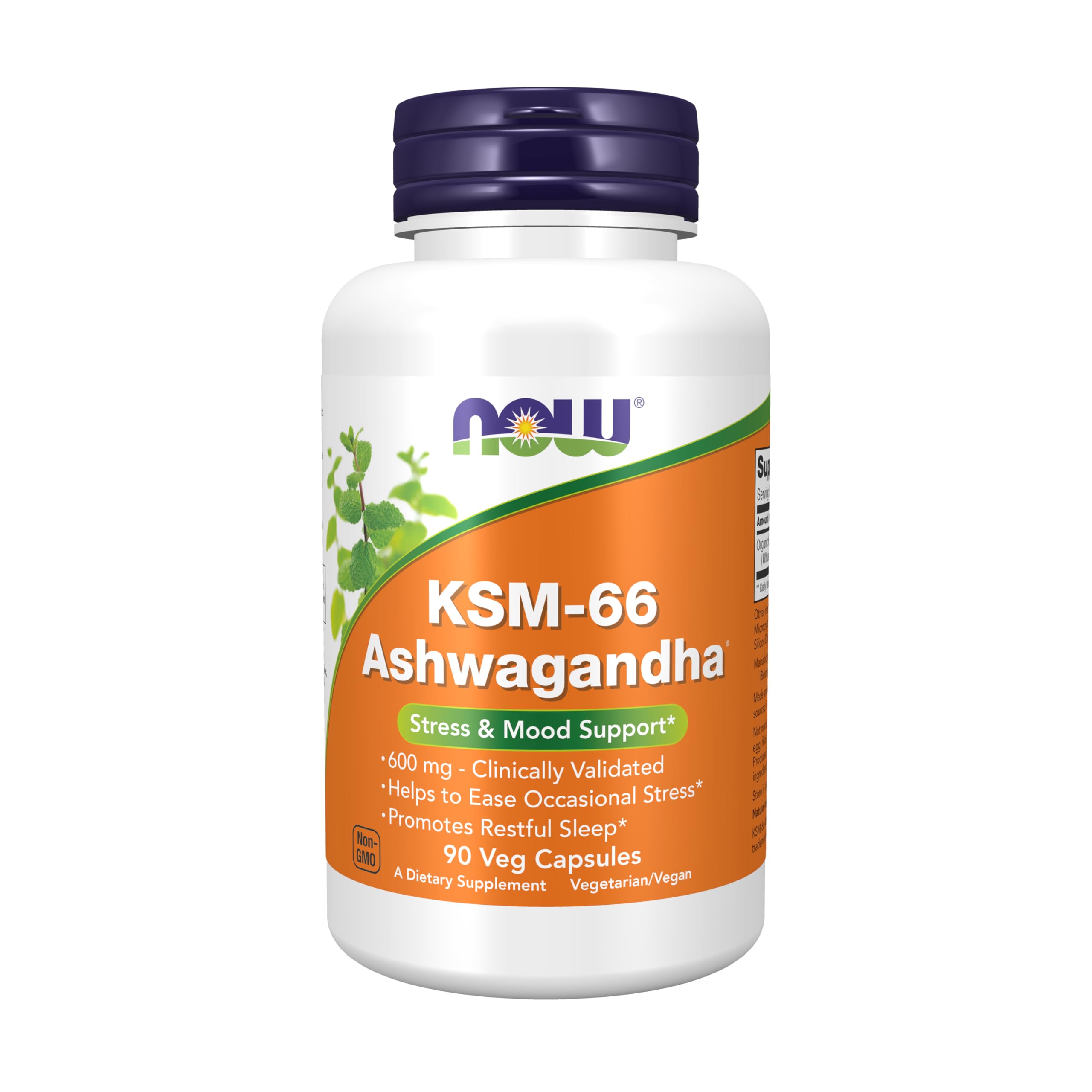 Foto 2 pulgar | Supplement Now Foods Ksm-66 Ashwagandha 600 Mg 90 Cápsulas Vegetarianas - Venta Internacional.