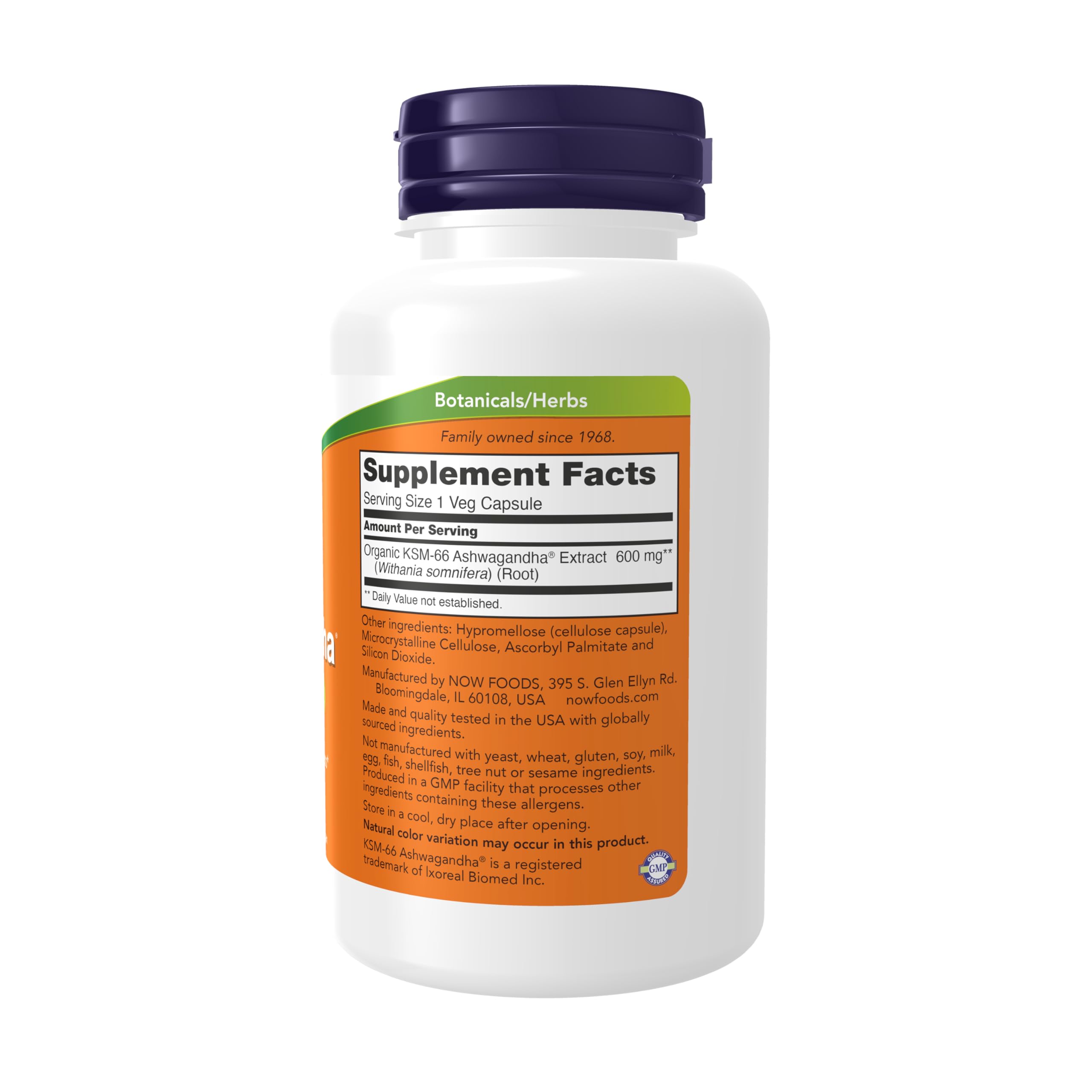 Foto 3 pulgar | Supplement Now Foods Ksm-66 Ashwagandha 600 Mg 90 Cápsulas Vegetarianas - Venta Internacional.